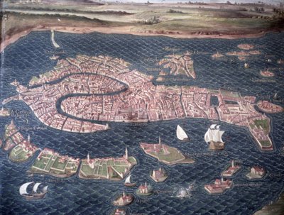 Venice (detail) by Ignazio Danti